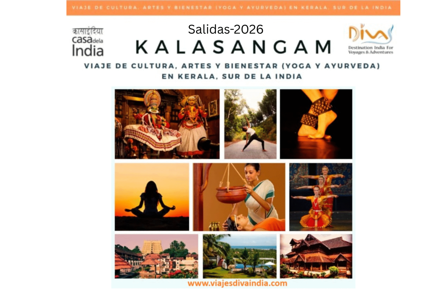 Viajes de Artes y Yoga de India en 2026